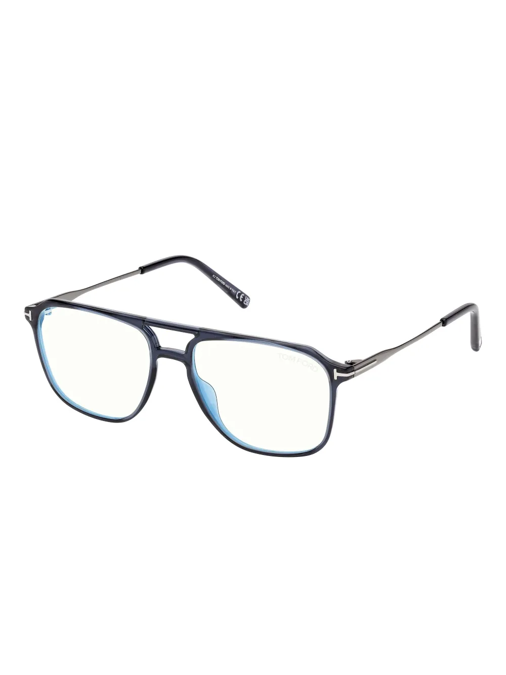 Tom Ford Pilot-frame Glasses In Blue