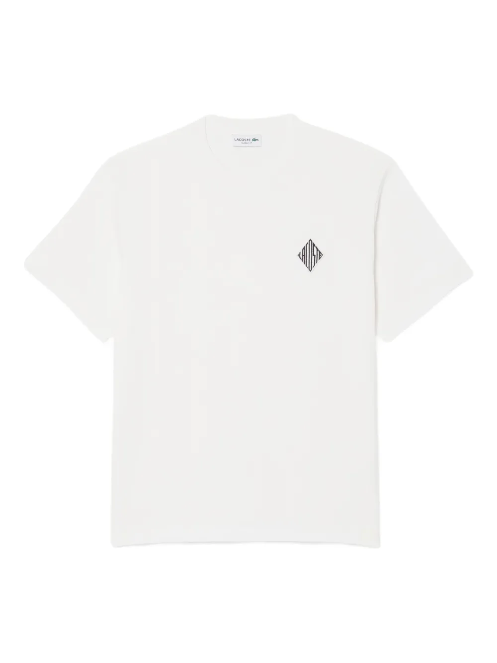 Lacoste embroidered-logo T-Shirt - Bianco