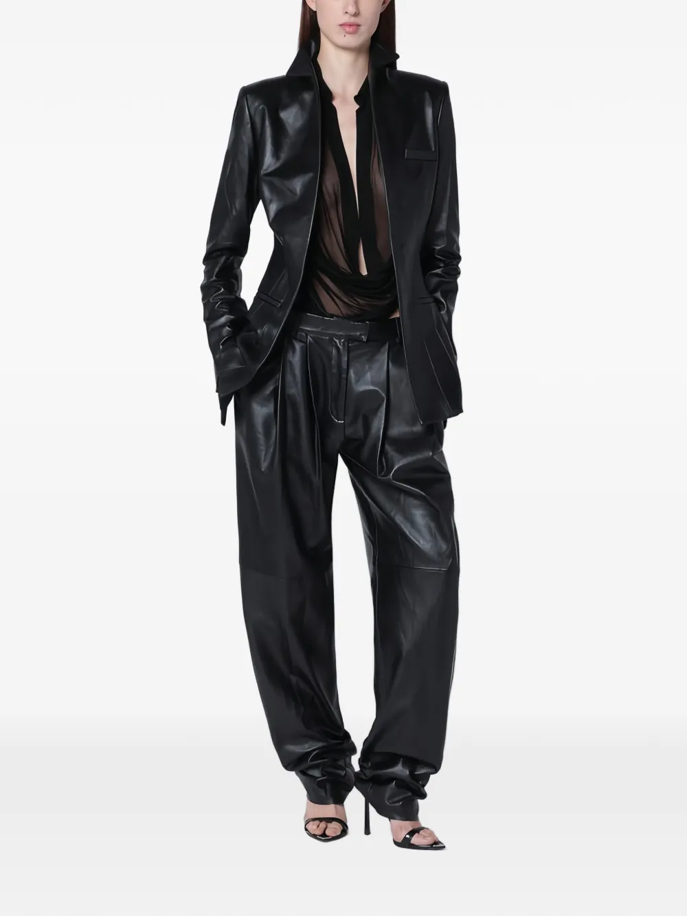  Francesco Murano Single-breasted Jacket - Black 