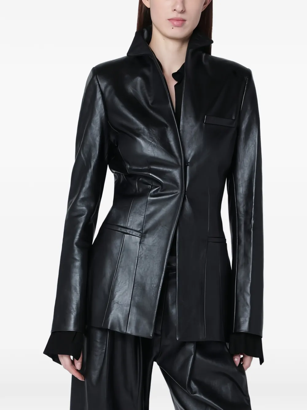 FRANCESCO MURANO single-breasted jacket - Nero