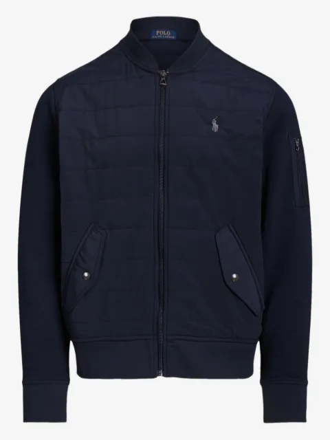 Polo Ralph Lauren panel-design zip-fastening bomber jacket