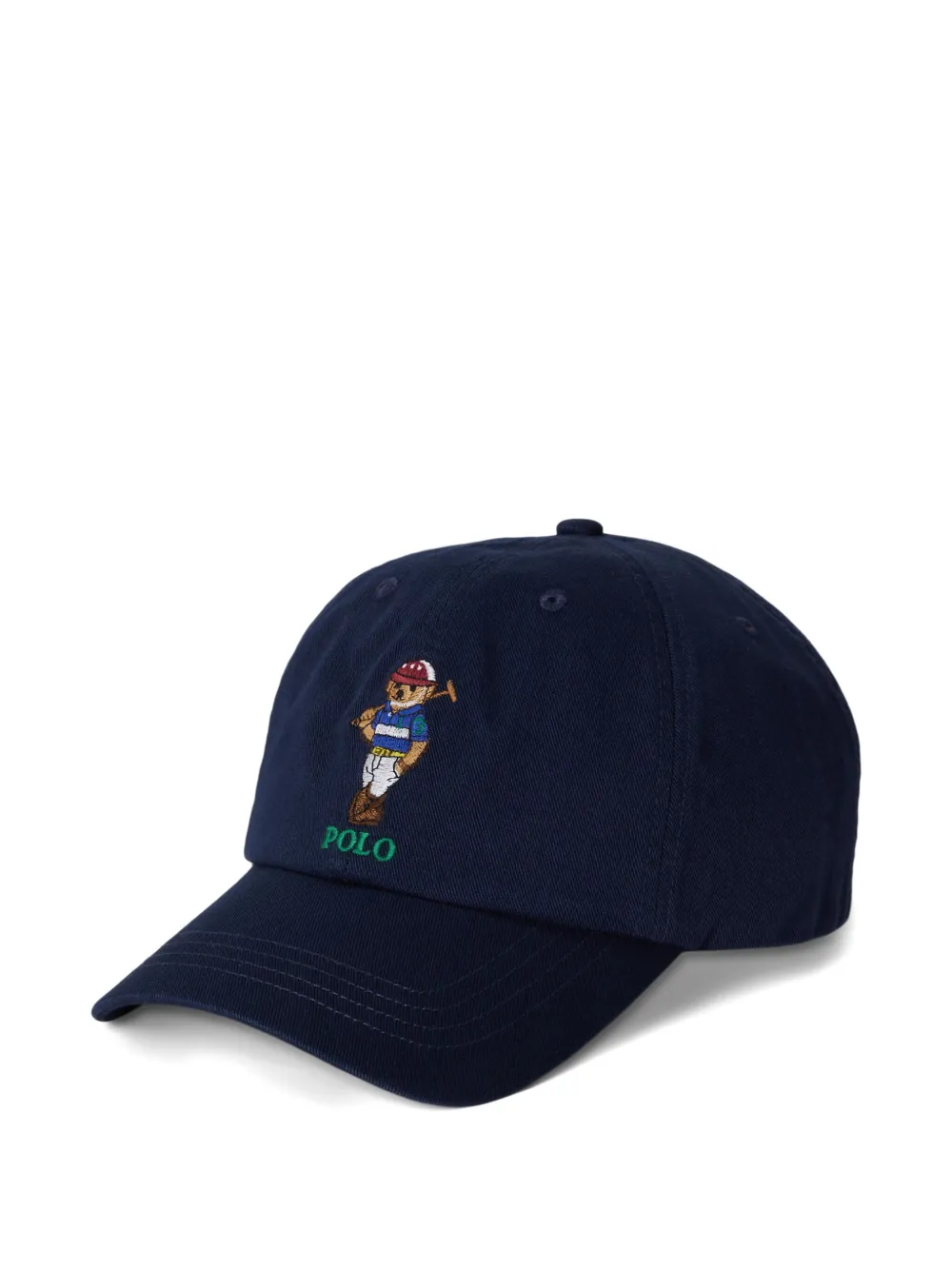 Polo Ralph Lauren Boys 8-20 Polo Bear Cotton Twill Ball Cap In Blue