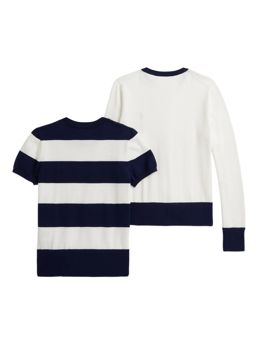 POLO RALPH LAUREN KIDS Gestreept vest Wit