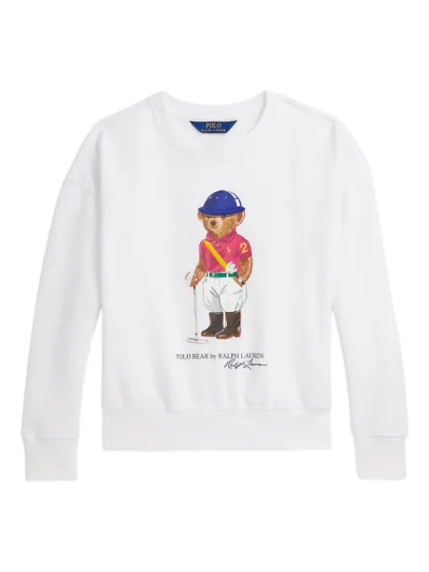 POLO RALPH LAUREN KIDS Polo Bear fleece sweatshirt