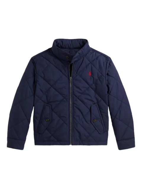 POLO RALPH LAUREN KIDS diamond-quilted jacket