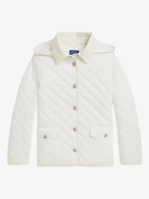 POLO RALPH LAUREN KIDS quilted corduroy-collar jacket