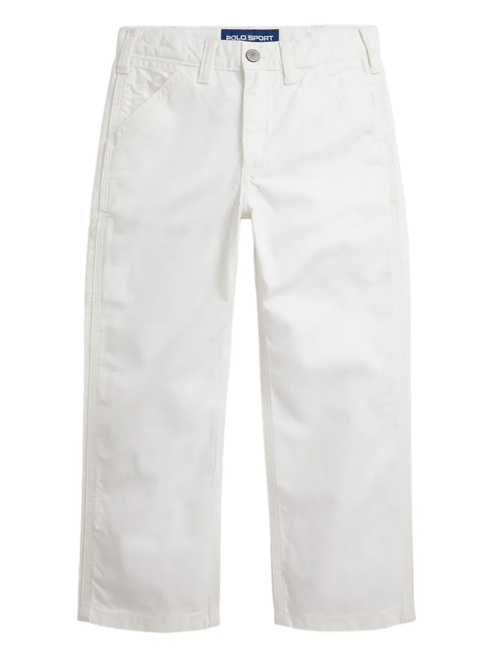 POLO RALPH LAUREN KIDS Jeans con ricamo - Bianco