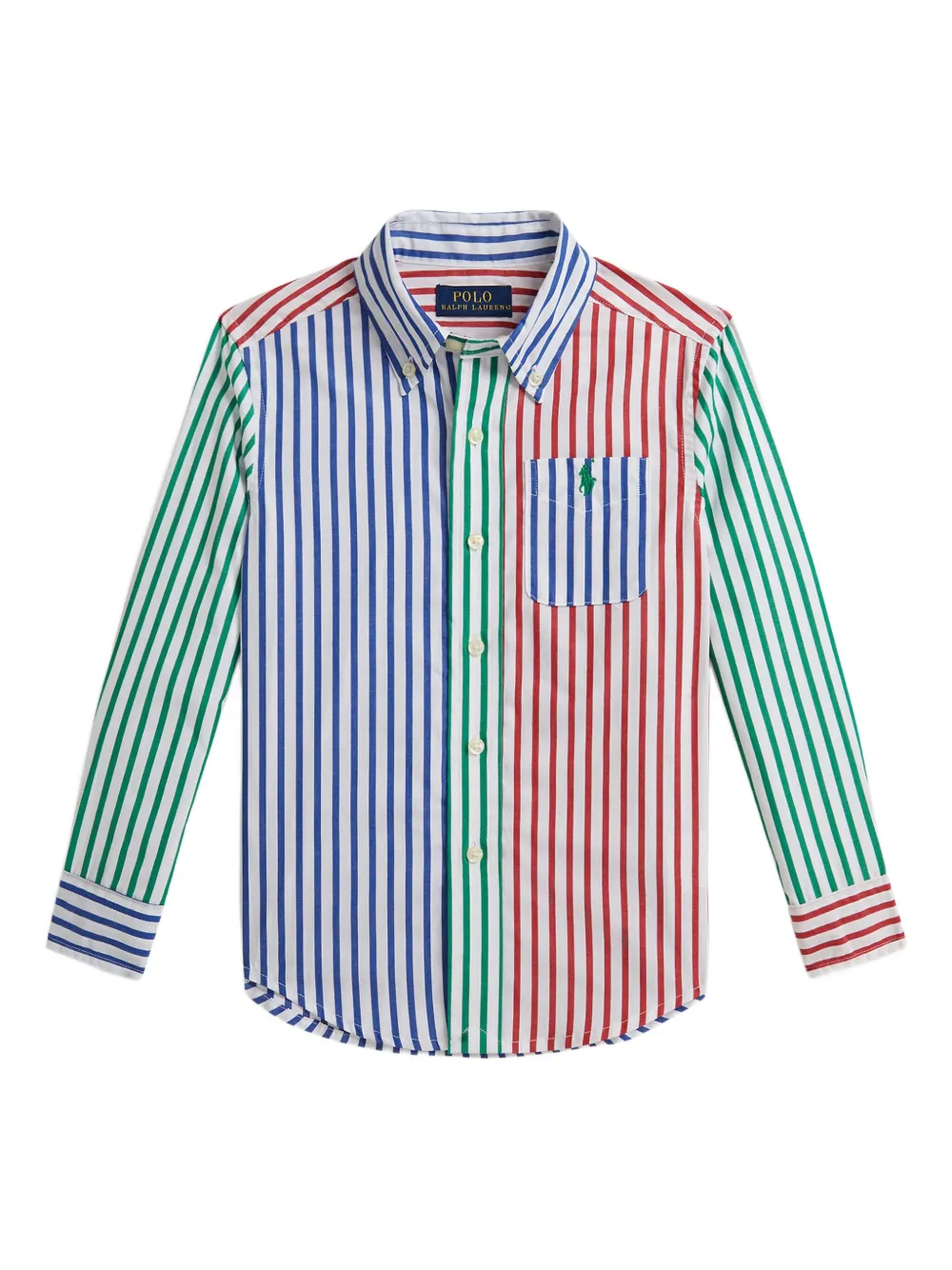 POLO RALPH LAUREN KIDS Camicia a righe - Bianco