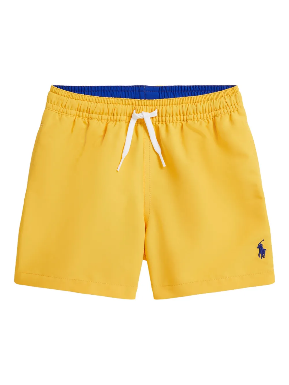 POLO RALPH LAUREN KIDS Costume da bagno con ricamo - Giallo