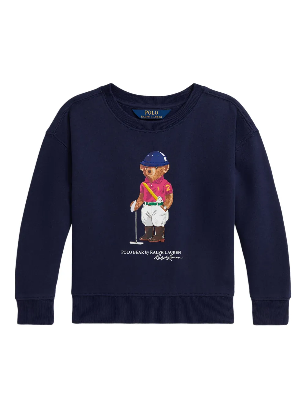 POLO RALPH LAUREN KIDS Polo Bear fleece sweatshirt - Blue