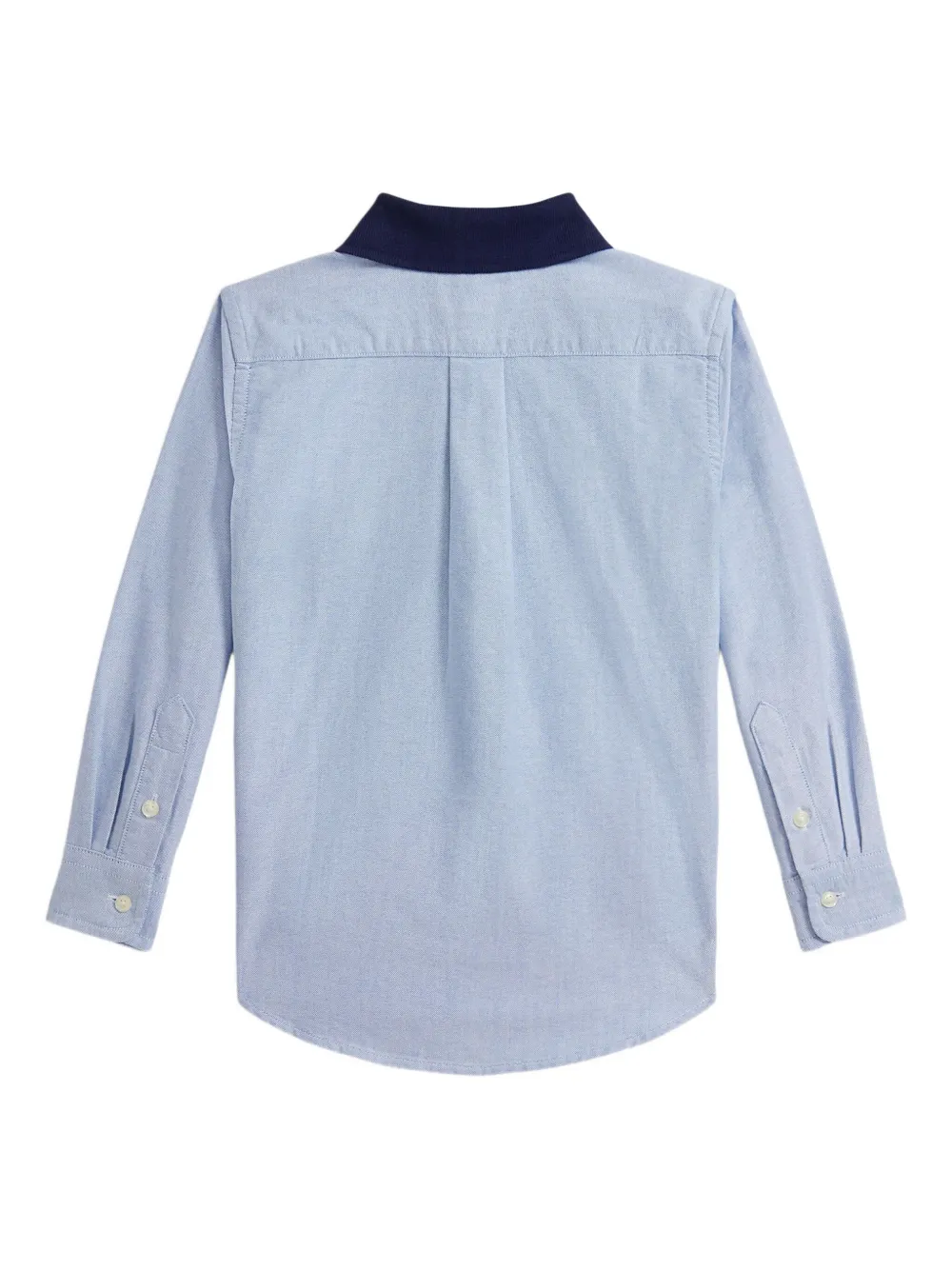 POLO RALPH LAUREN KIDS Polo Bear Oxford shirt Blauw