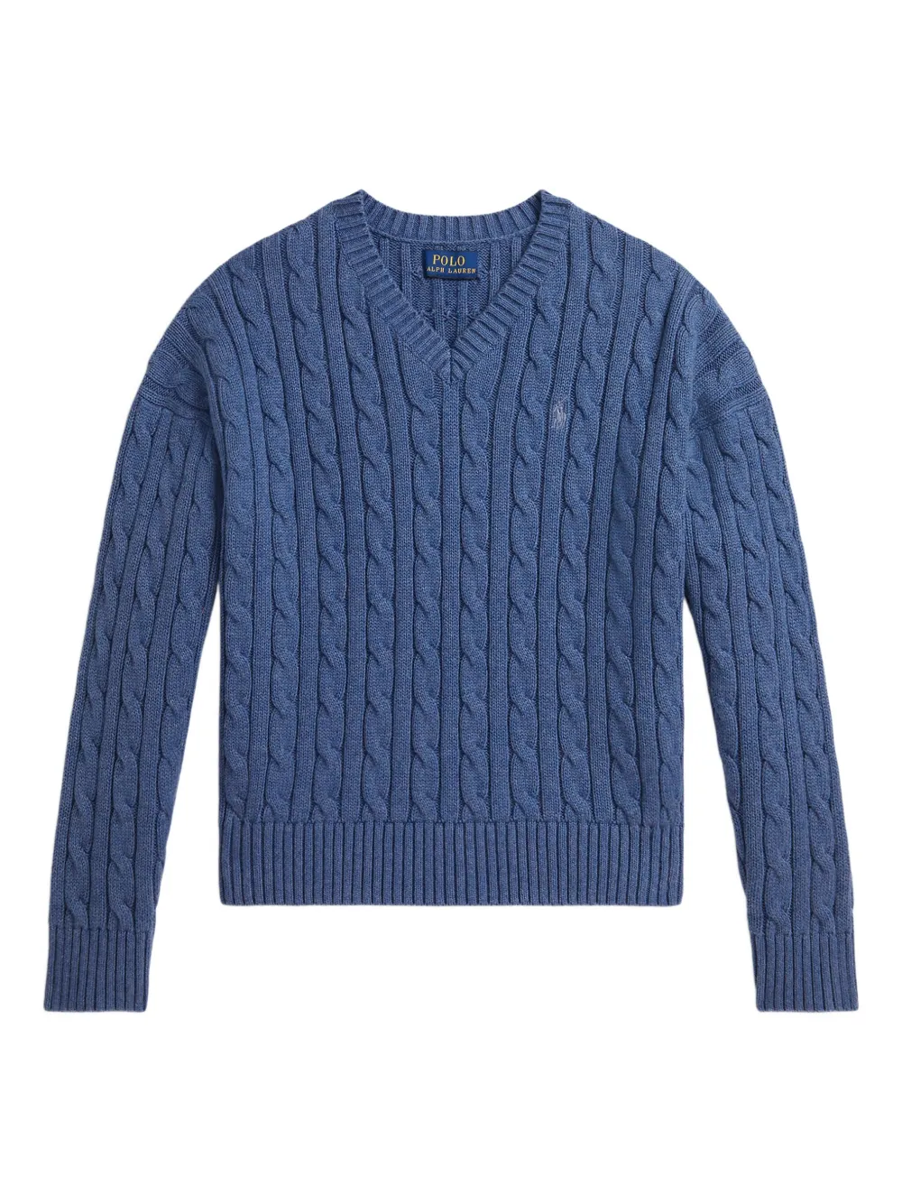 POLO RALPH LAUREN KIDS Maglione con scollo a V - Blu