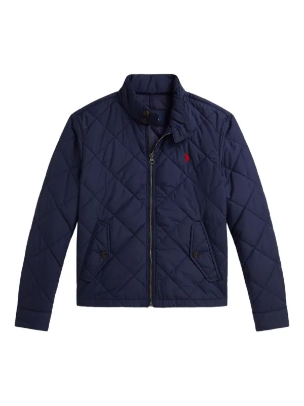 Polo Ralph Lauren キルティングジャケット キッズ POLO RALPH LAUREN KIDS キルティング ジャケット | ブルー | FARFETCH JP
