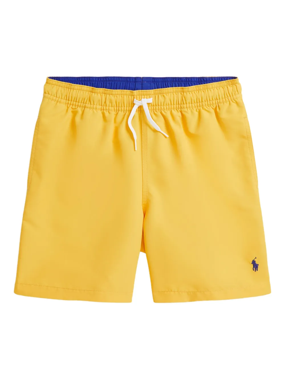 POLO RALPH LAUREN KIDS Costume da bagno Traveller con ricamo - Giallo