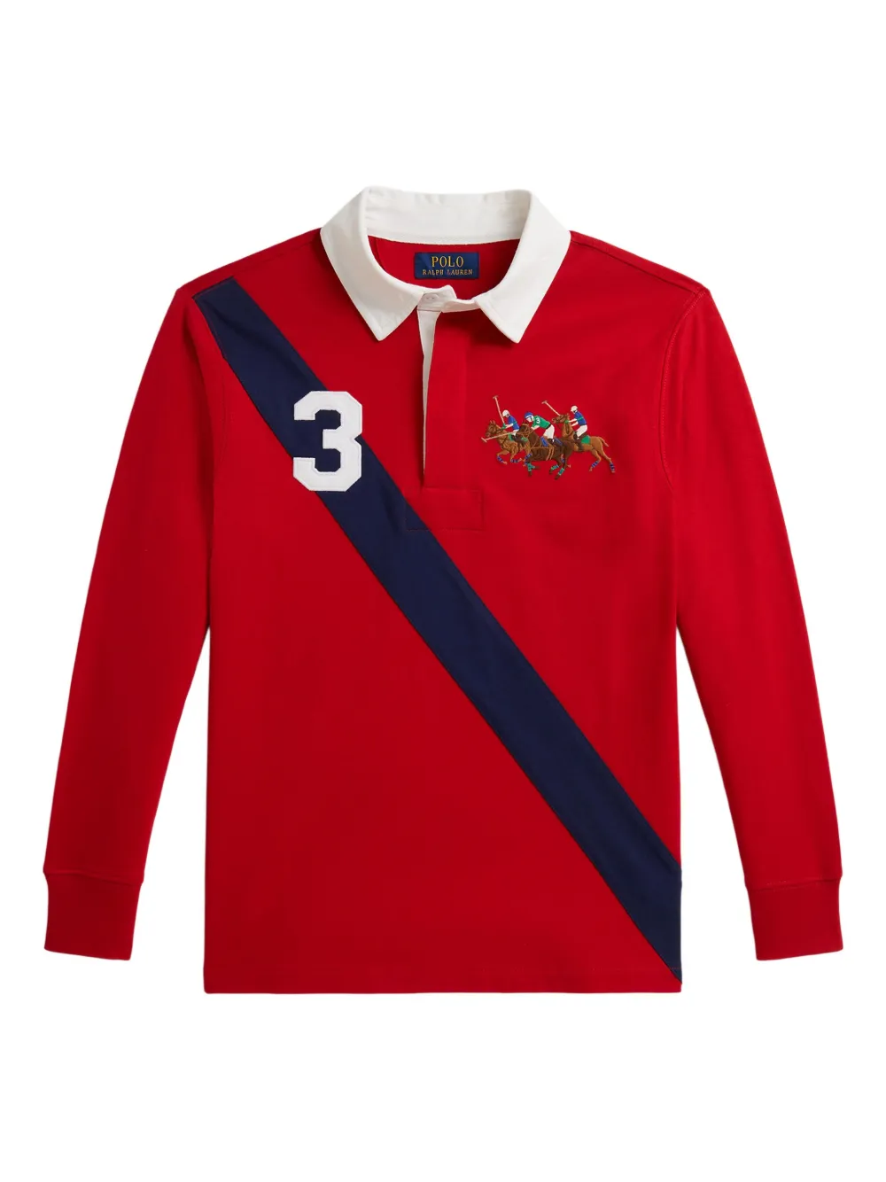 POLO RALPH LAUREN KIDS Polo con ricamo - Rosso