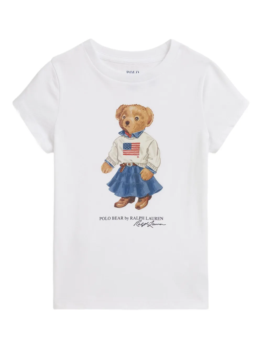 Polo Ralph Lauren Bear-print T-shirt In White