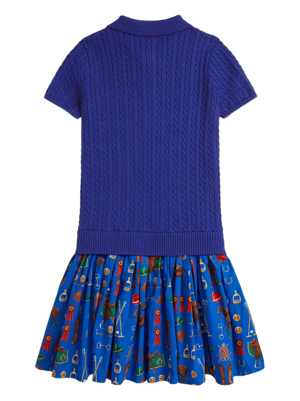Equestrian-Print Dress