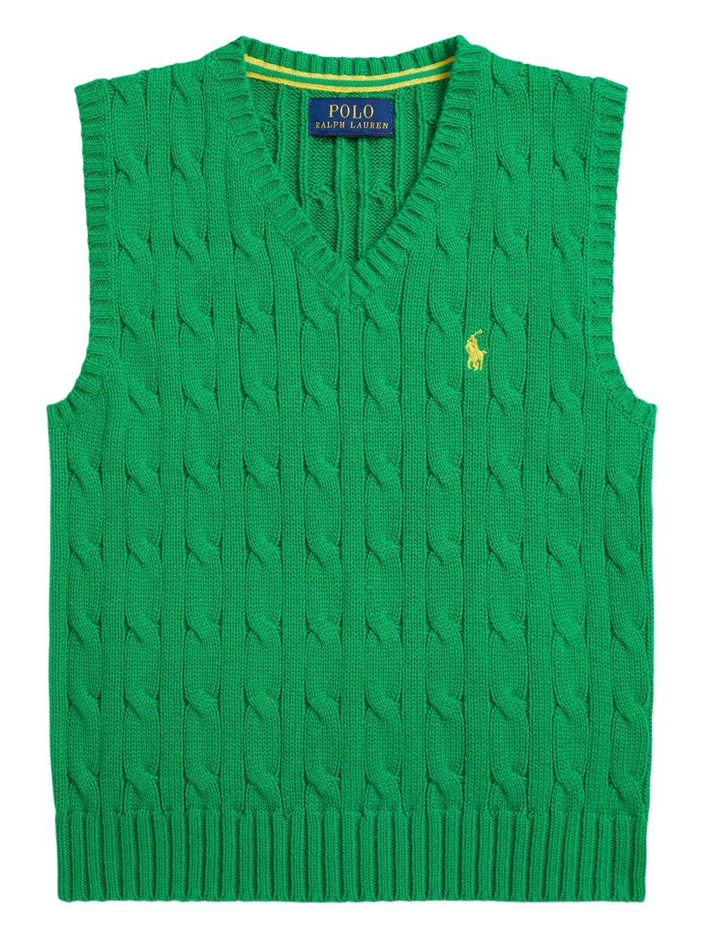 POLO RALPH LAUREN KIDS Gilet con ricamo - Verde