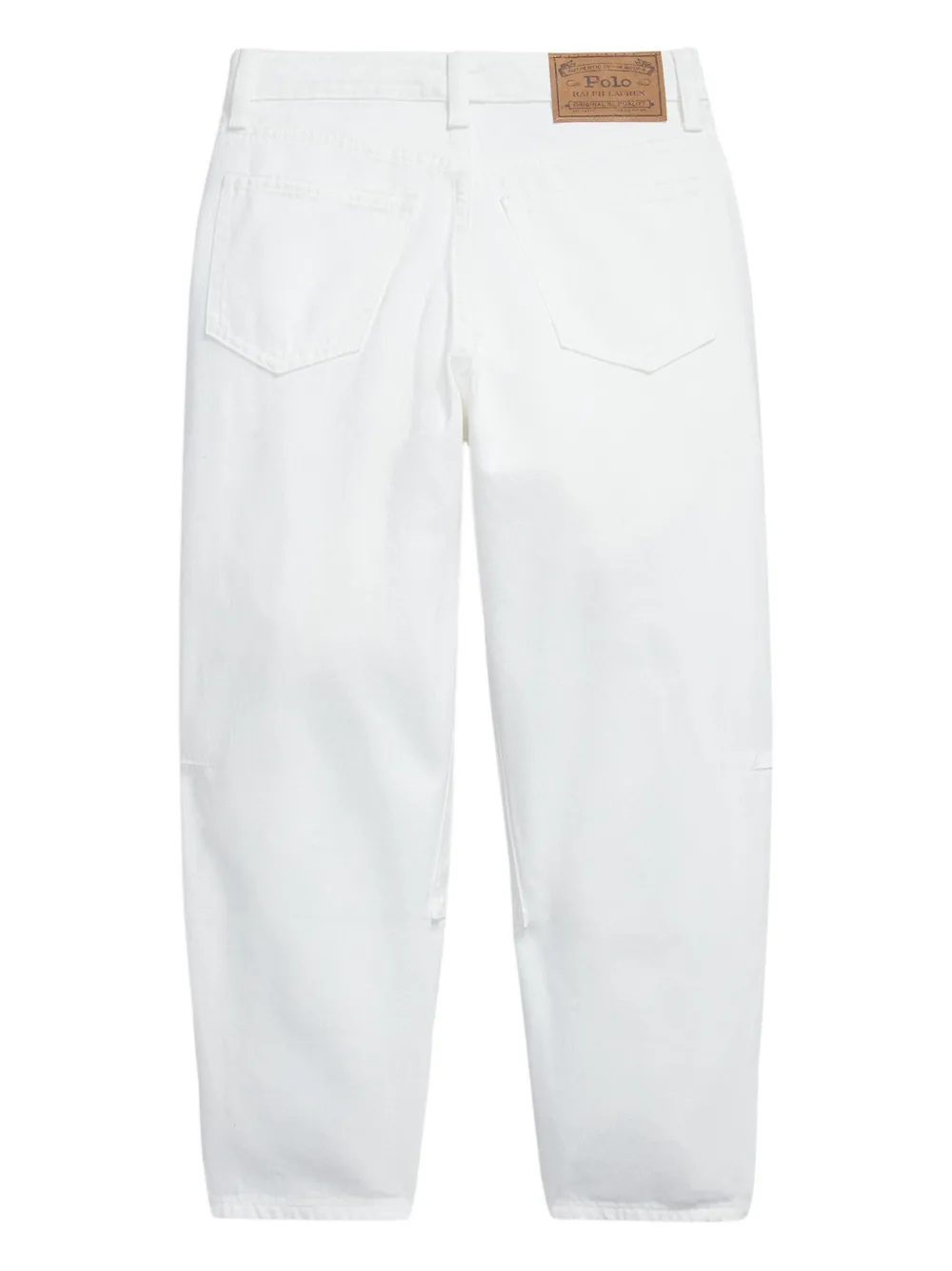 POLO RALPH LAUREN KIDS Jeans met logopatch Wit