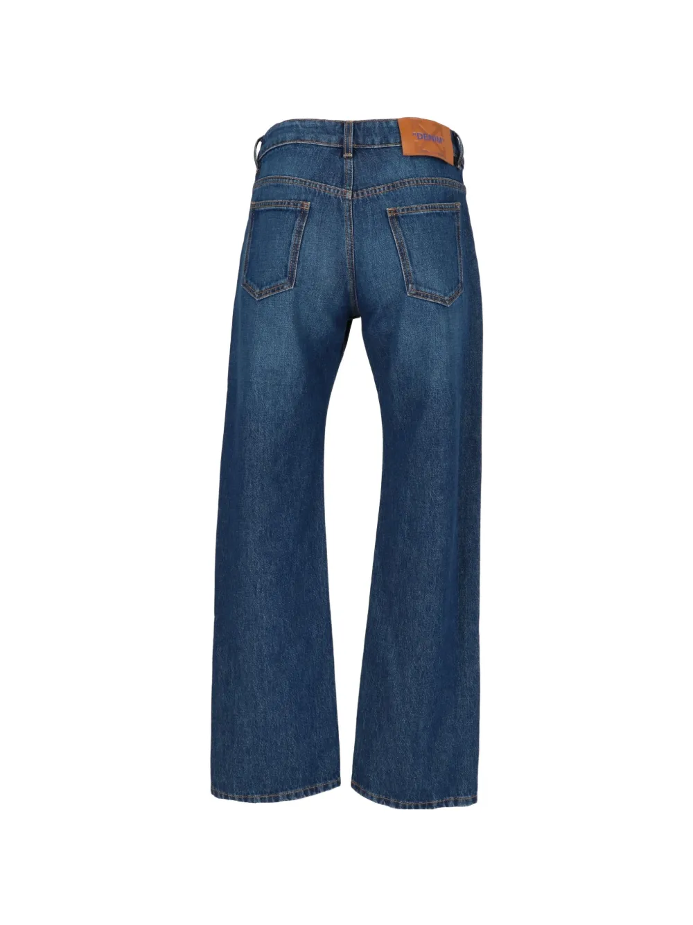Off-White Jack met colourblocking Blauw