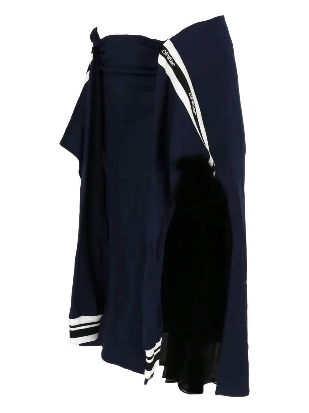 Off-White Mini-rok met logodetail - Blauw