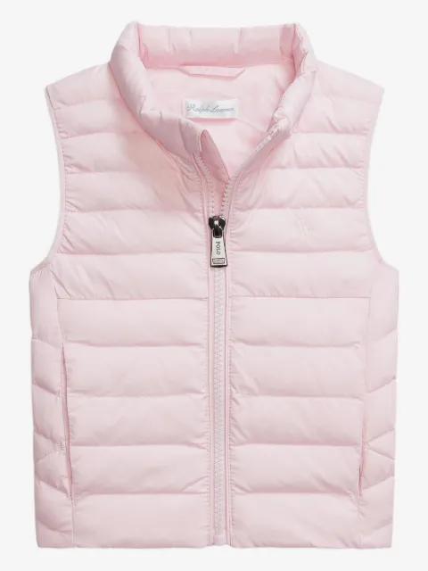 POLO RALPH LAUREN KIDS gilet matelassé à fermeture zippée
