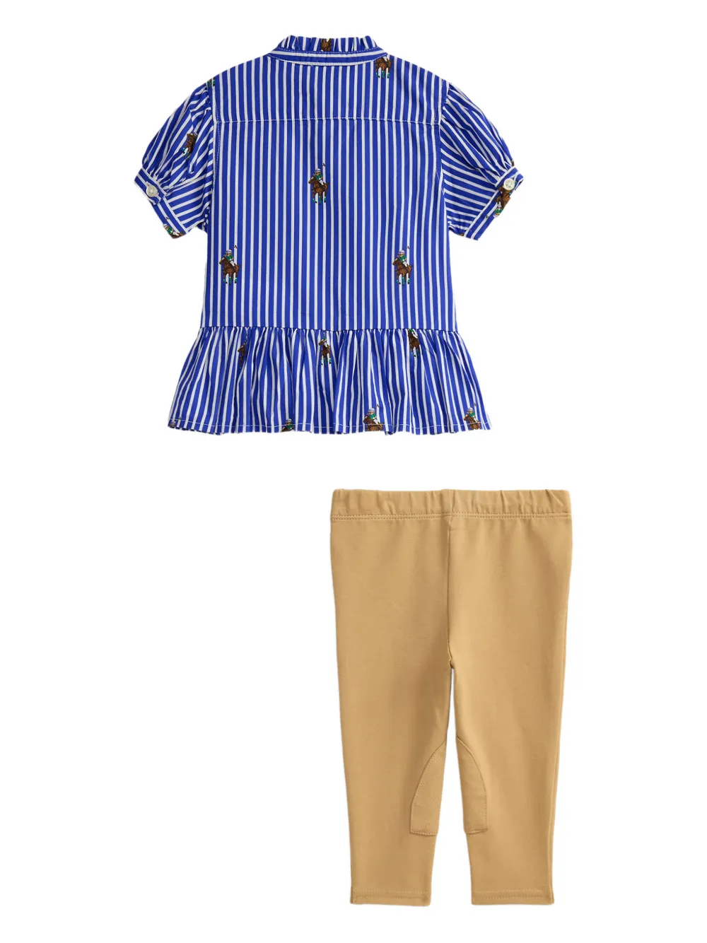 POLO RALPH LAUREN KIDS Broeken set met ijsbeerprint Blauw