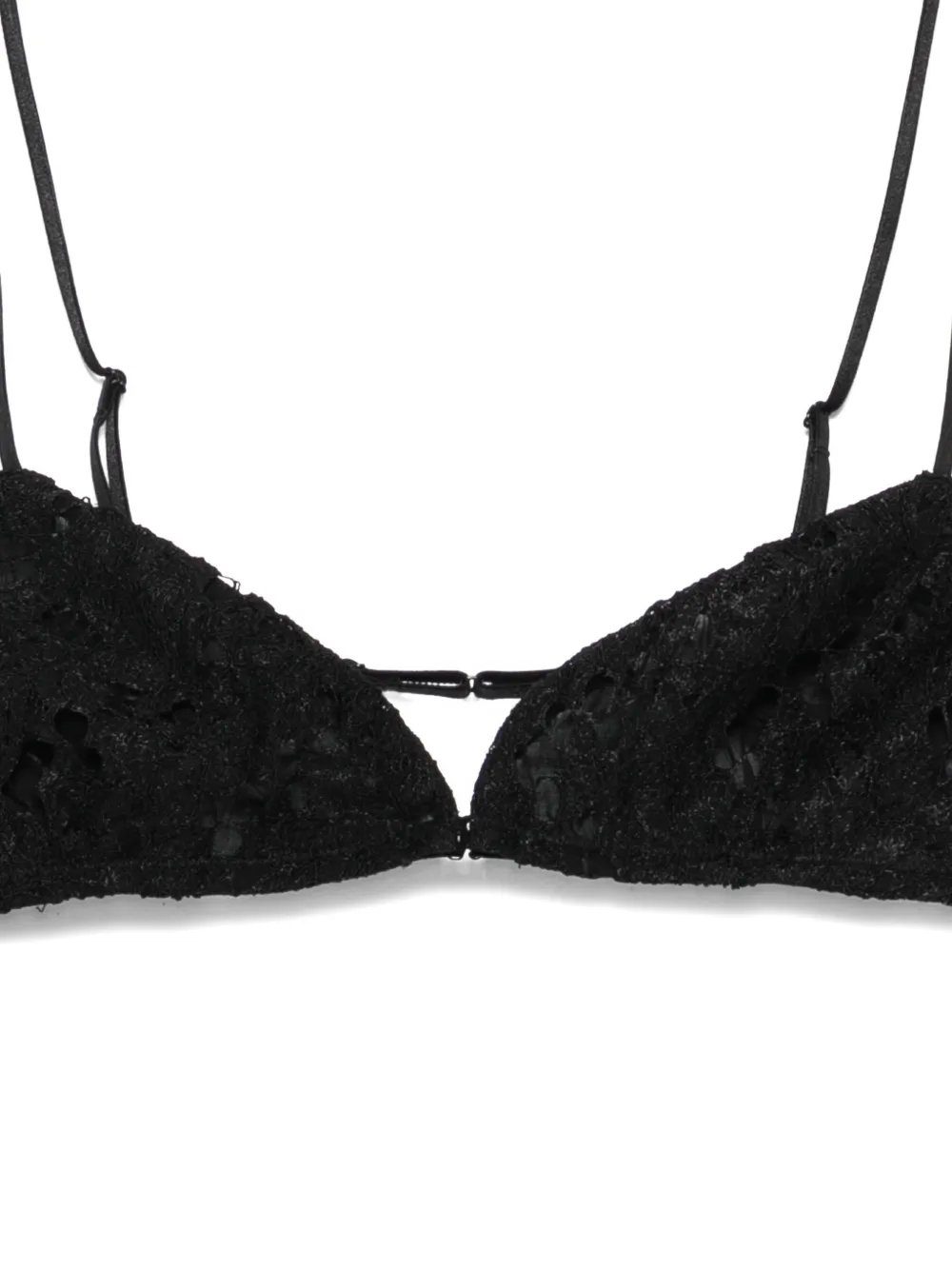  Ludovic De Saint Sernin Lace-trim Bra - Black 