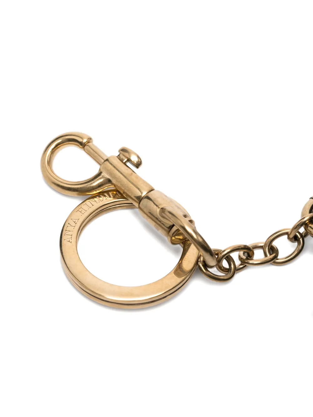 Anya Hindmarch Bedel met buidel met haaientanden Blauw