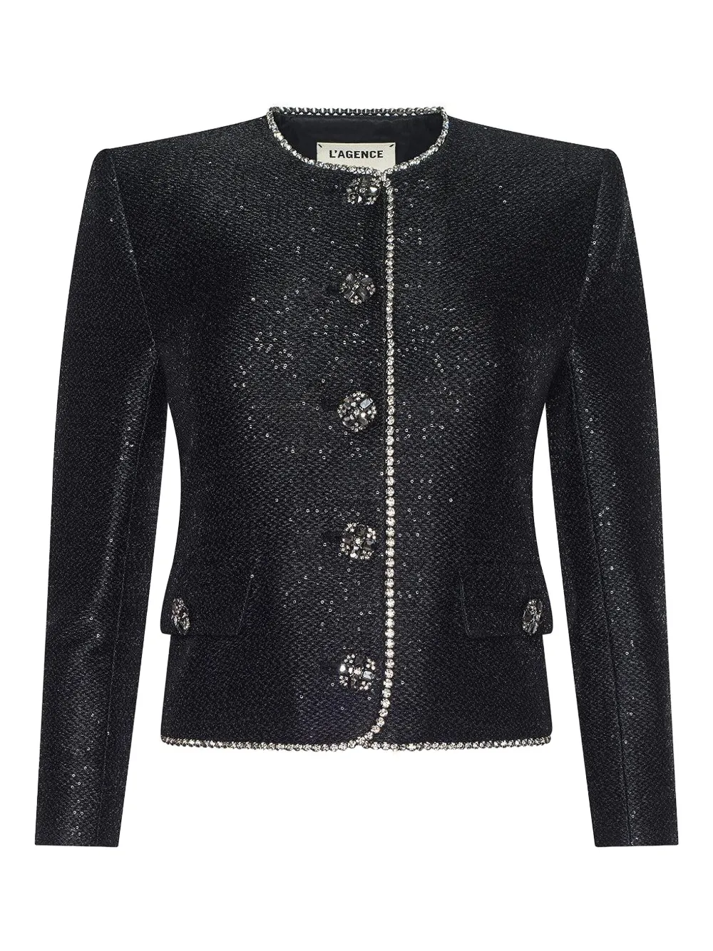 L'Agence Zell sequined jacket - ブラック