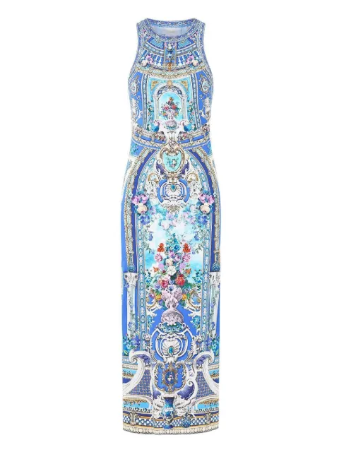 Camilla Ottoman Opulence floral maxi dress