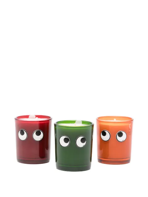 Anya Hindmarch eyes-motif candles (set of three) 