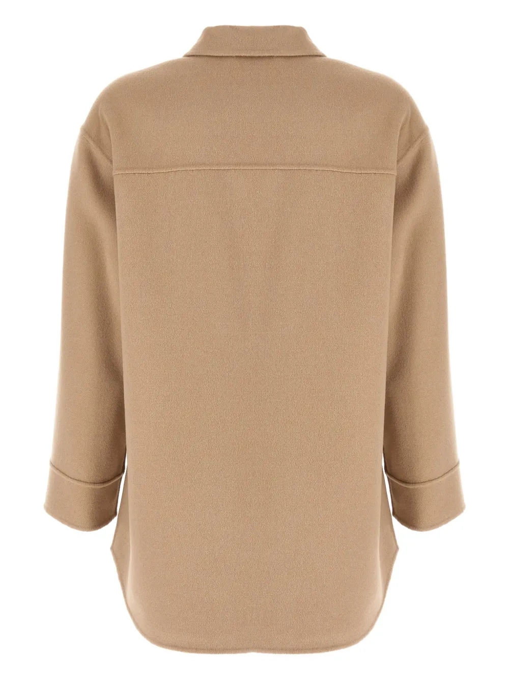 Max Mara Eleonora button pockets shirt - Beige