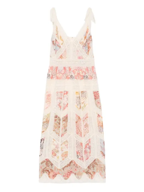 ZIMMERMANN Daylight Slip floral-print midi dress
