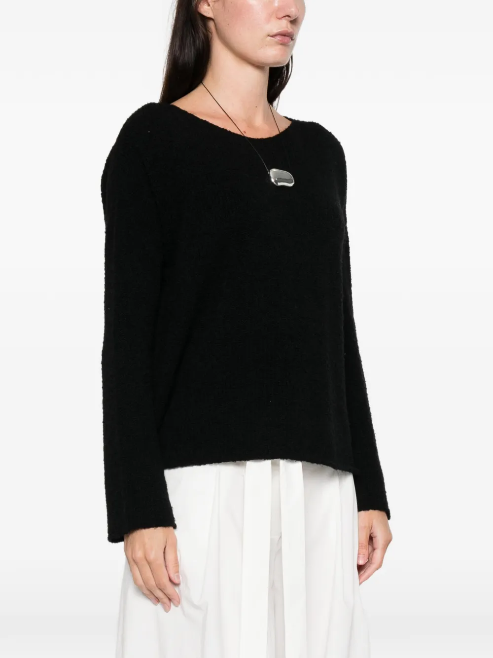 Roberto Collina Trui met lange mouwen Zwart