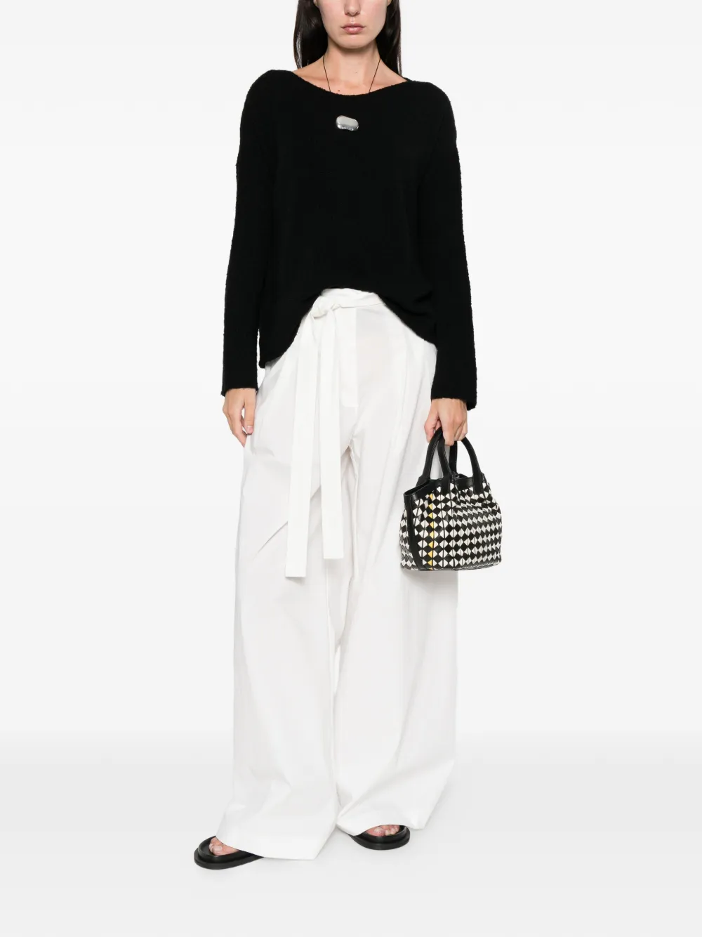 Roberto Collina Trui met lange mouwen Zwart