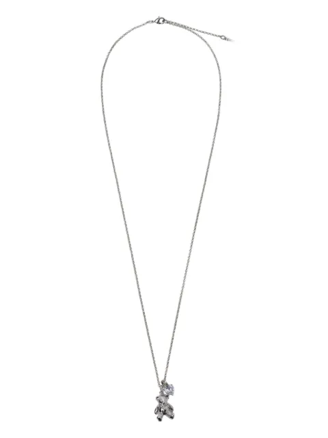 We11done teddy bear-pendant necklace