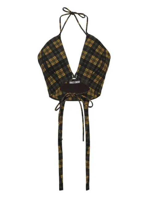 GRACE ELWOOD top a cuadros