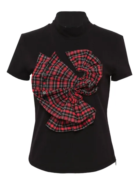 GRACE ELWOOD camiseta con detalle en los puños