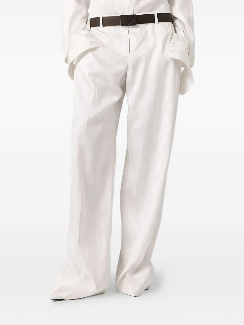 Stella McCartney jacquard trousers - Wit