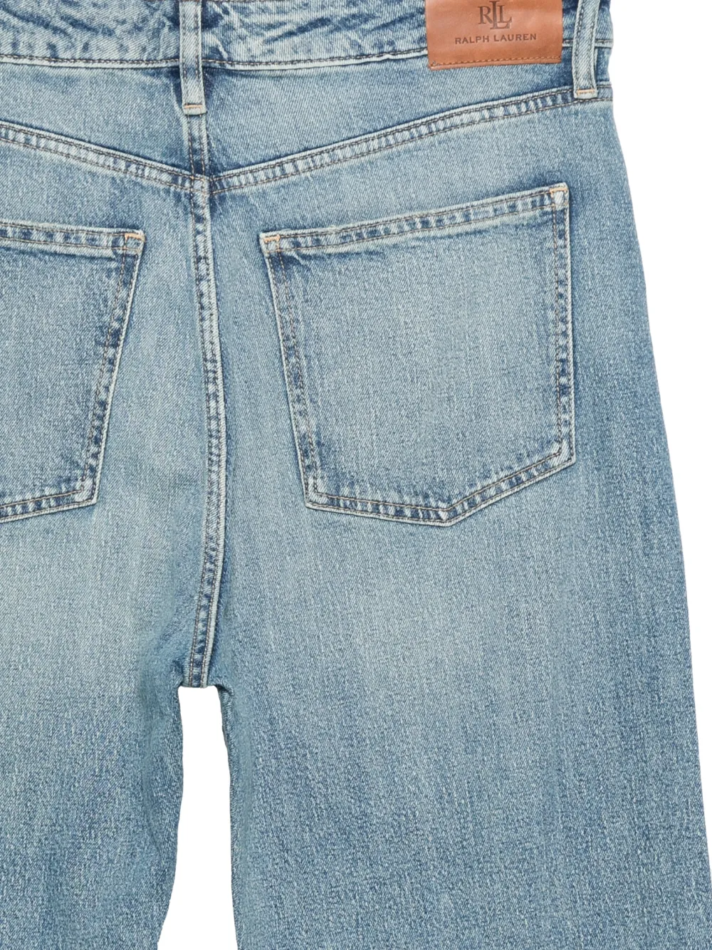 Lauren Ralph Lauren Jeans met logopatch Blauw
