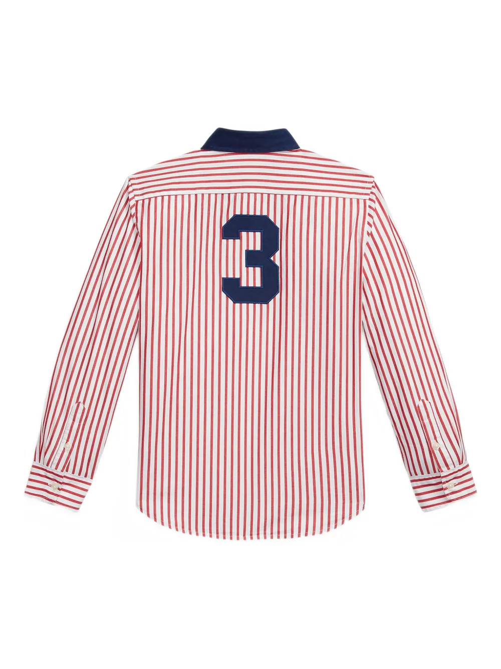 Polo Ralph Lauren Ralph Lauren Pony Crest Striped Poplin Shirt In White