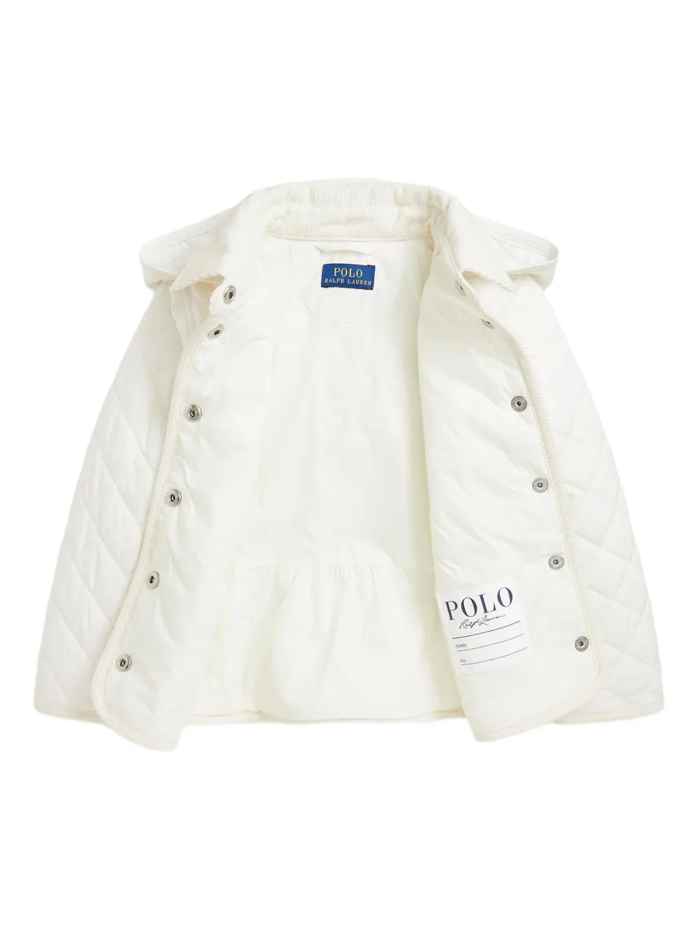 POLO RALPH LAUREN KIDS Jack met ribfluwelen afwerking Wit