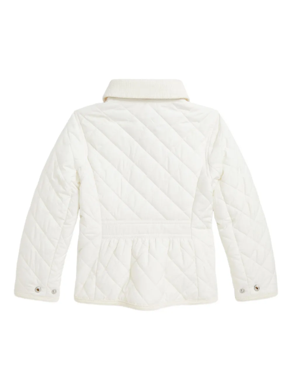 POLO RALPH LAUREN KIDS Jack met ribfluwelen afwerking Wit