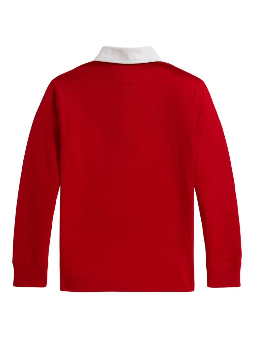 POLO RALPH LAUREN KIDS Poloshirt met geborduurd logo en print Rood