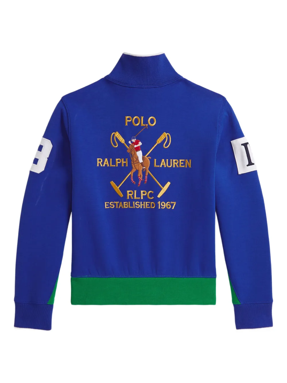  Polo Ralph Lauren Kids Pony-embroidered Sweatshirt - Blue 