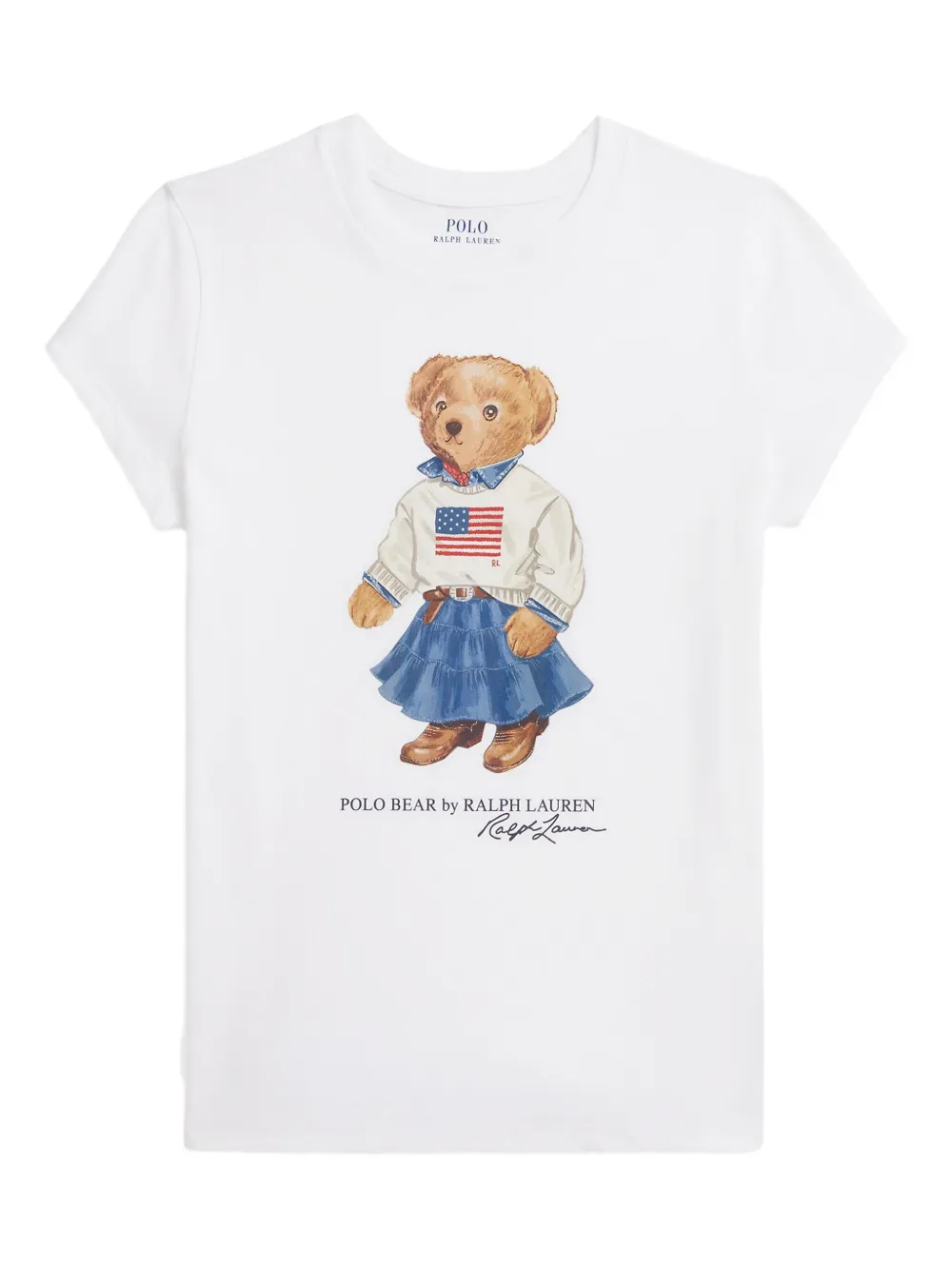 POLO RALPH LAUREN KIDS T-shirt Polo Bear - Bianco