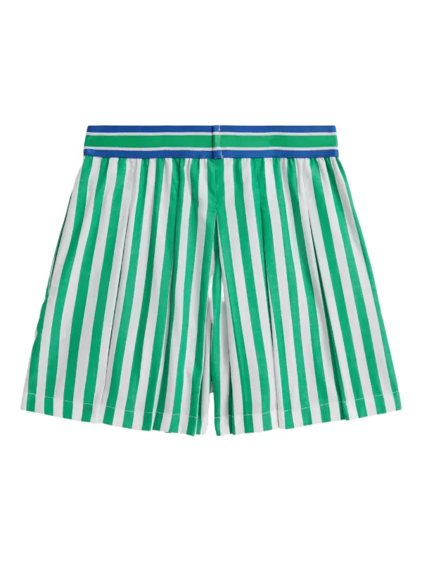 POLO RALPH LAUREN KIDS ストライプ ショートパンツ | グリーン