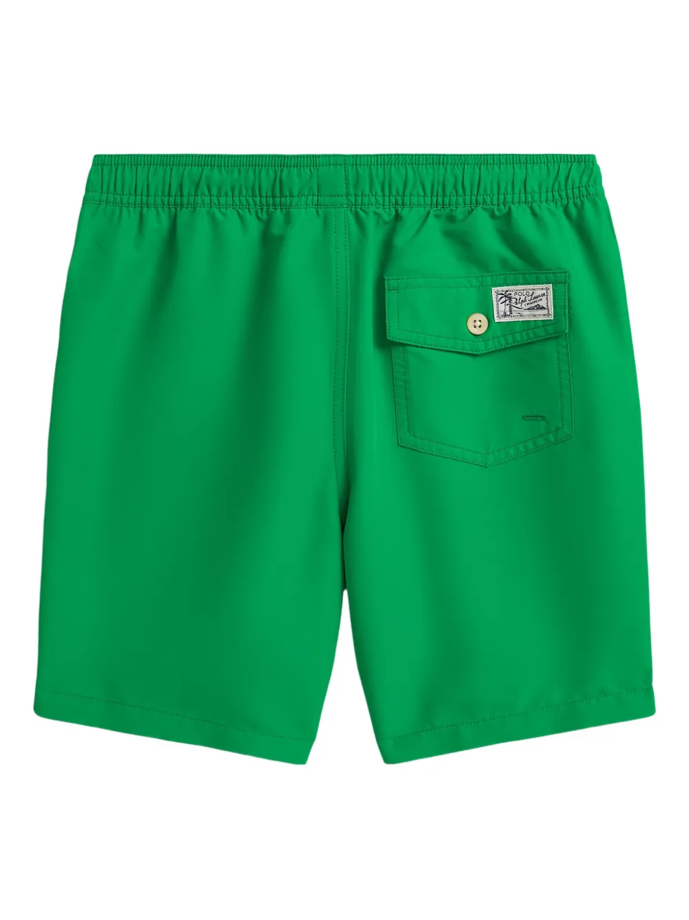 POLO RALPH LAUREN KIDS Zwembroek met trekkoord en logo-patroon Groen