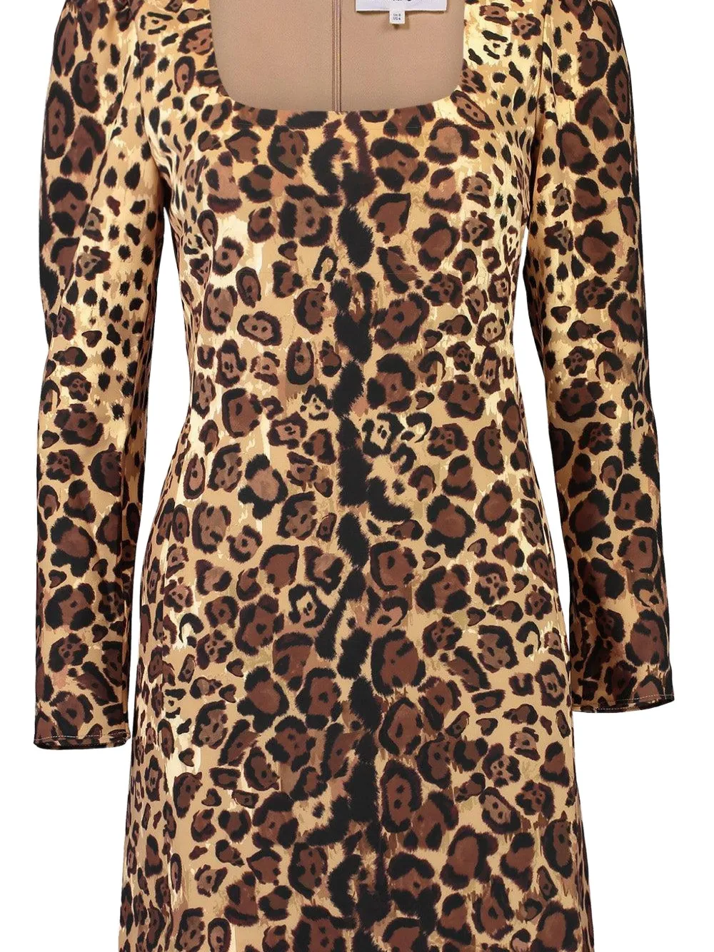 Saloni Shree long-sleeve mini dress - Beige